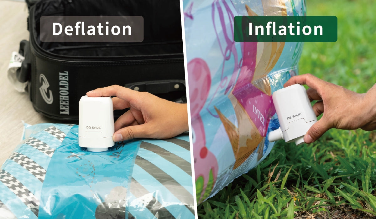 DR. SAVE Magic air pump for inflation and deflation